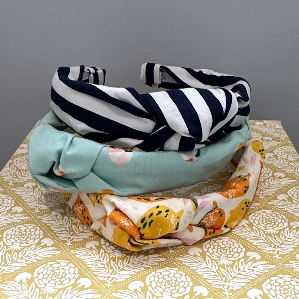 Set of Handmade Three Stylish Headbands